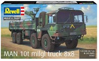 Revell modelbouwpakket MAN 10t milgl truck 8x8 schaal 1:35 - 245 onderdelen