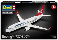 Revell Modelbouwpakket vliegtuig Boeing 737-800 Turkish Airlines schaal 1:144