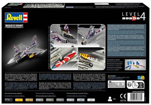 Revell modelbouwpakket Saab JAS-39C Gripen vliegtuig 1:72 schaal-3