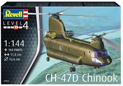 Revell modelbouwpakket helikopter CH-47D Chinook 1:144 bouwset