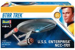 Revell modelbouwpakket ruimteschip U.S.S. Enterprise 1:600 Star Trek