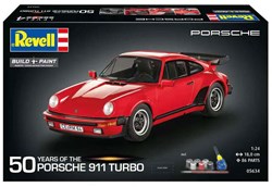 Revell modelbouwpakket Porsche 911 Turbo 1:24 - 50 jaar Turbo editie