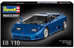 Revell modelbouwpakket auto Bugatti EB110 1:24 - plastic supercar set