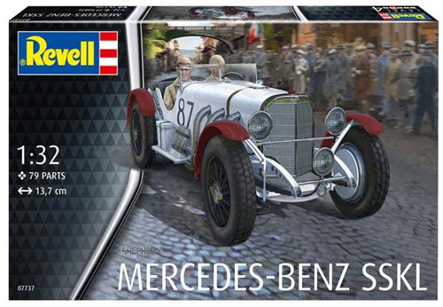 Revell Modelbouwpakket auto - Mercedes-Benz SSKL 1:32 - klassiek speelgoed