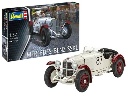 Revell Modelbouwpakket auto - Mercedes-Benz SSKL 1:32 - klassiek speelgoed-3