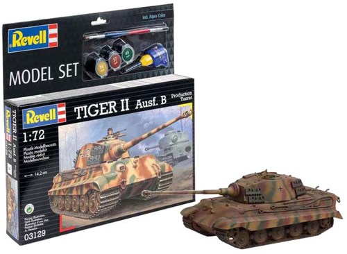 Revell modelbouwpakket Tiger II tank 1:72 met accessoires-3