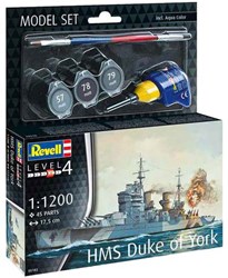 Revell kit de modélisme cuirassé HMS Duke of York 1:1200 - 45 pièces