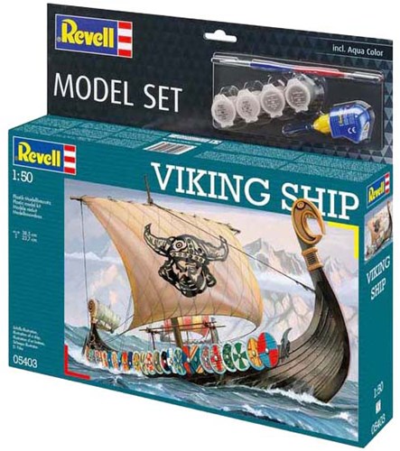 Revell modelbouwpakket Viking Ship 1:50 historisch speelgoed-3
