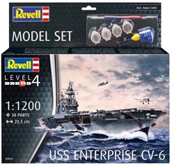 Revell modelbouwpakket USS Enterprise CV-6 1:1200 - 38 onderdelen