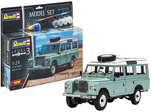Revell maquette Land Rover Series III LWB 1:24 - 184 pièces-2