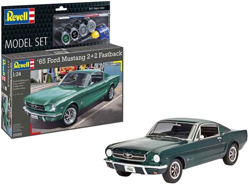 Revell kit de modélisme Ford Mustang Fastback 1:24 - 82 pièces-2