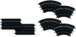 Set d'extension de circuit Carrera - échelle 1:24 - pack de 6 pièces de piste