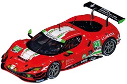 Carrera Ferrari 296 GT3 raceauto rood 1:32 met verlichting