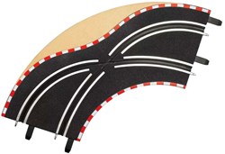 Carrera accessoire circuit virages changement de voie 1:43 - 2 pièces - extension de circuit