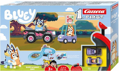 Carrera circuit Bluey & Bingo - Circuit jouet 2,4 mètres