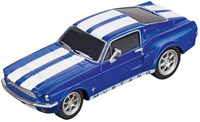 Carrera raceauto Ford Mustang '67 Racing Blue schaalmodel 1:43 speelgoed