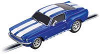 Carrera raceauto Ford Mustang '67 Racing Blue schaalmodel 1:43 speelgoed-2