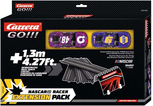 Carrera racebaan Nascar uitbreidingsset 1:43 met Camaro's