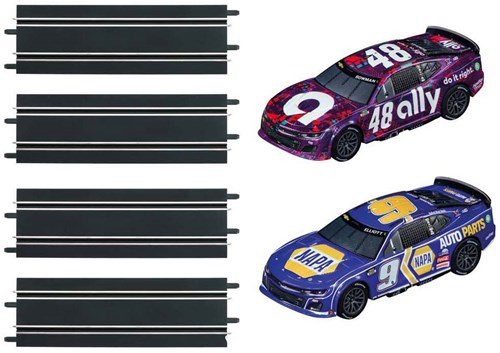 Carrera racebaan Nascar uitbreidingsset 1:43 met Camaro's-2