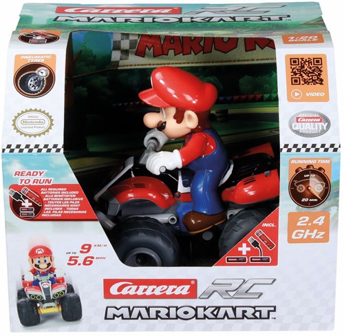 Carrera RC voiture télécommandée Mario Kart Quad 2,4GHz échelle 1:20 jouet