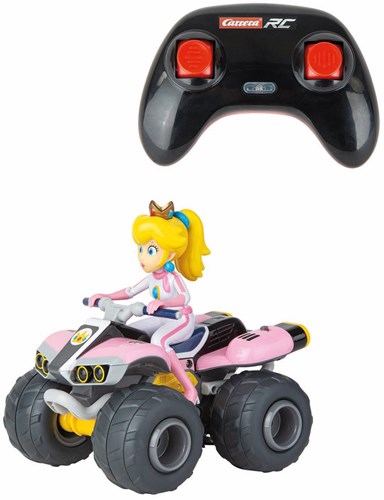 Carrera RC bestuurbare auto Mario Kart Peach Quad 2,4GHz 19,5cm speelgoed