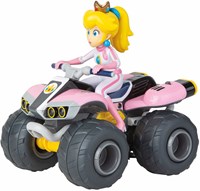 Carrera RC bestuurbare auto Mario Kart Peach Quad 2,4GHz 19,5cm speelgoed-2