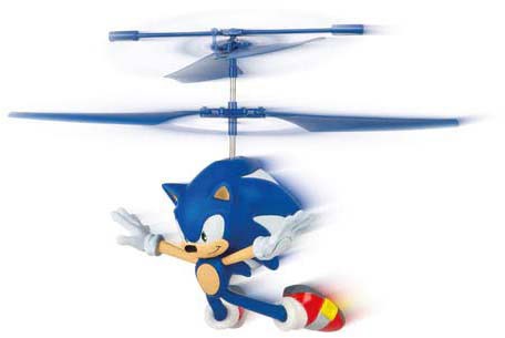 Carrera hélicoptère RC - Sonic the Hedgehog - Flying Sonic - 2,4GHz - Bleu-2