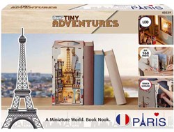 Revell modelbouwpakket Parijs Book Nook met LED-verlichting houten miniatuur