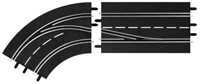Carrera racebaan Rijbaanwisselcurve links 1:24 - racebaan accessoire