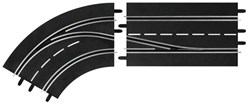 Carrera racebaan Rijbaanwisselcurve links 1:24 - racebaan accessoire