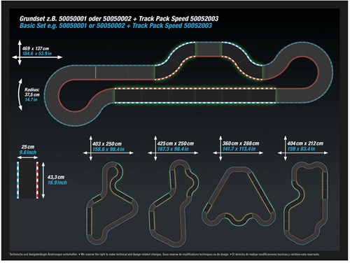 Carrera racebaan uitbreidingsset Hybrid Track Pack 1 - 10 baandelen-3