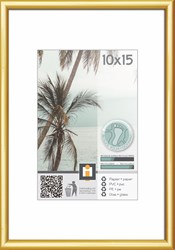 Cilgro fotolijst goud 10x15cm - stijlvolle decoratie voor foto's
