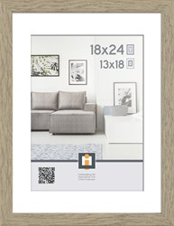 Cilgro fotolijst decoratie Madrid 18x24 cm vintage eik multicolor