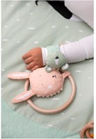 Trixie hochet bébé rose Mrs. Rabbit - jouet d'éveil sensoriel-3