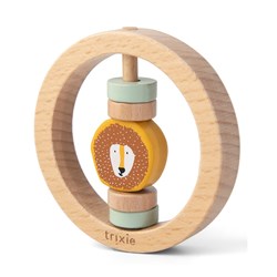 Trixie hochet bébé en bois - hêtre FSC - Mr. Lion jaune