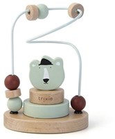 Trixie labyrinthe à perles en bois - jouet éducatif Mr. Polar Bear vert-3
