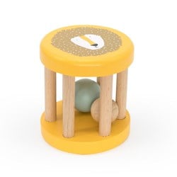 Trixie hochet en bois jouet bébé - Mr. Lion - Bois FSC - Jaune