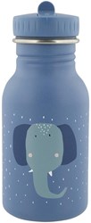 Trixie bouteille d'eau inox enfant 350ml Mrs. Elephant bleu étanche