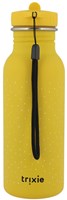 Trixie gourde 500ml - bouteille d'eau inox enfant Mr. Lion jaune étanche-2