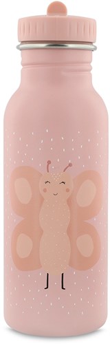 Trixie gourde inox enfant 500ml Mrs. Butterfly rose papillon