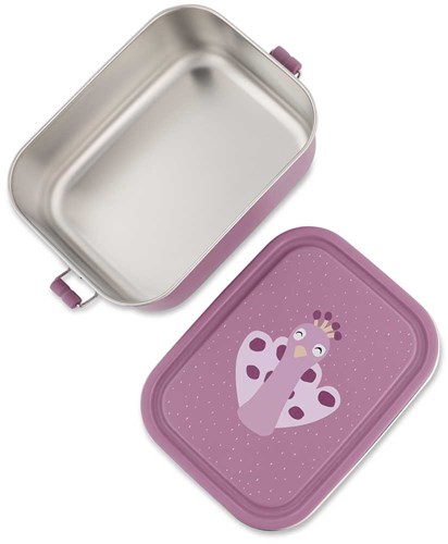 Trixie brooddoos klein lunchbox voor kinderen Mrs. Peacock RVS-3