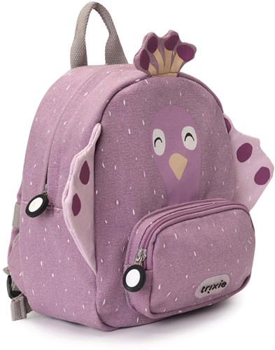 Trixie sac à dos enfant imperméable Mrs. Peacock maternelle 2+ crèche-2