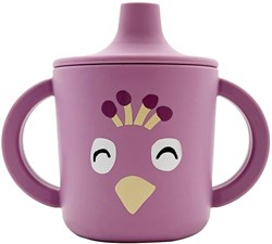 Trixie siliconen tuitbeker baby antilek drinkbeker Mrs. Peacock