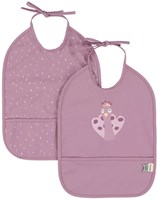 Trixie lot de bavoirs - Lot lavable 2 pièces Mrs. Peacock bavoirs bébé