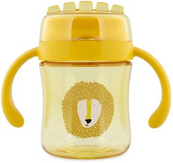 Trixie gobelet 360 degrés avec poignées Mr. Lion jaune Tritan