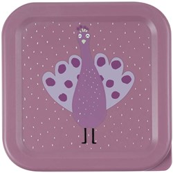 Trixie snackbox set - 3-delige lunchdoos Mrs. Peacock voor kinderen