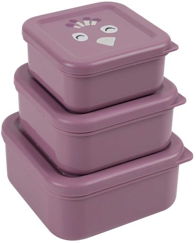 Trixie snackbox set - 3-delige lunchdoos Mrs. Peacock voor kinderen-3