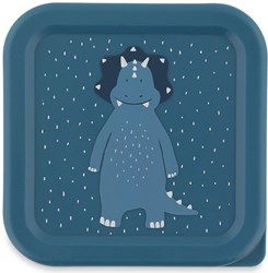 Trixie set de boîtes à goûter - 3 pièces lunch box Mr. Triceratops bleu