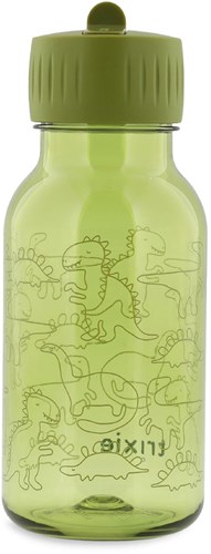 Trixie gourde Tritan - bouteille d'eau enfant Daring Dino 350ml vert
