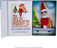 Elf On The Shelf kerst elf jongen franstalig met boek - magisch speelgoed-2